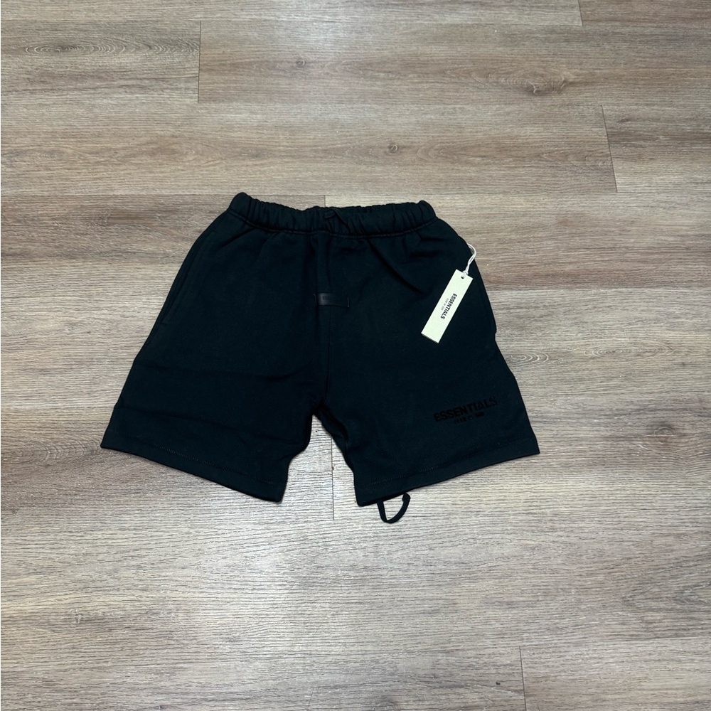 Essentials Black Athletic Men's Shorts